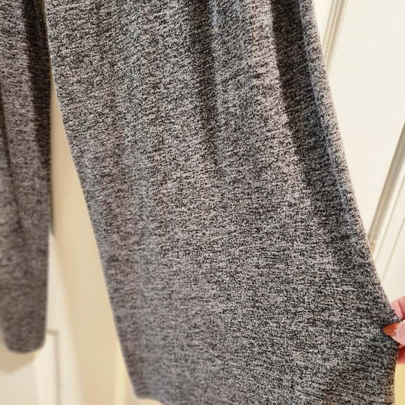 Suzanne Betro Heather Charcoal Marled Palazzo Pants - Picture 2 of 14